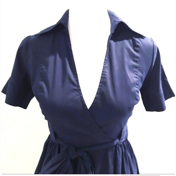 Diane von Fürstenberg Navy Dress - Picture 3 of 6